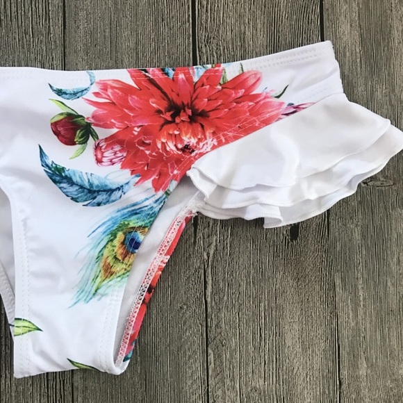 ♦️⛱Sweet Girl Floral Wavy Bikini - Picture 8 of 8